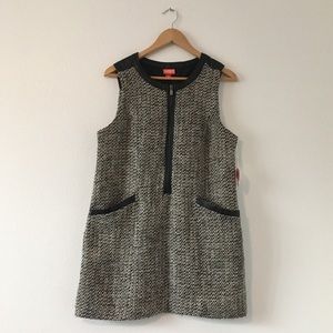 Kirna Zabete for Target Tweed Faux Leather Dress